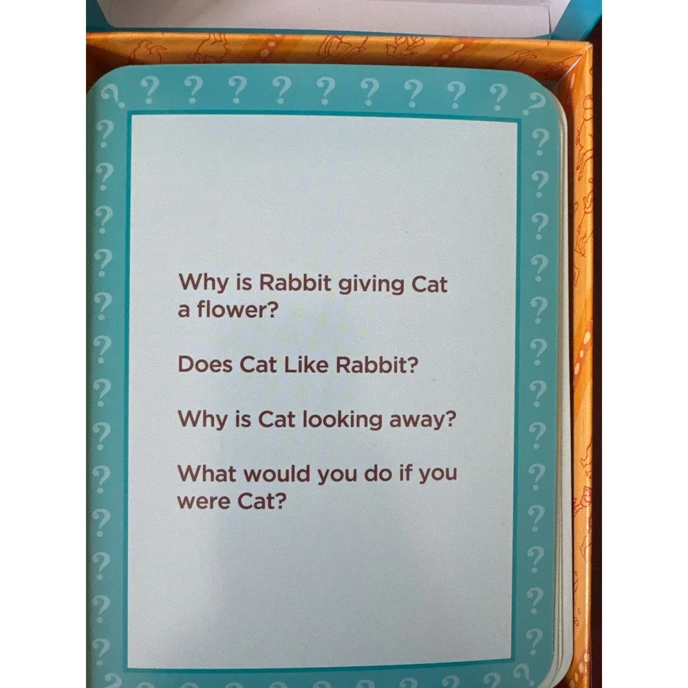 eeBoo I Heard Your Feelings Conversation Cards Social Emotional Flashcards